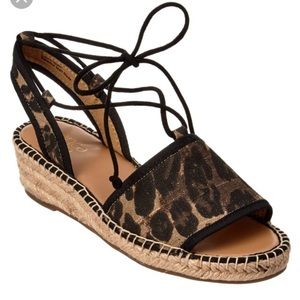 SOLD NWOT Leopard Print Espadrilles
